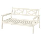 IKEA 50558185 Beyaz Bej Bondholmen Bahçe Bankı