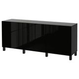 IKEA 59412693 Besta Venge Parlak Cila Siyah