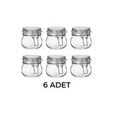 Ikea 6 Adet Kapaklı Cam Kavanoz 13 cl Contalı Çap: 7 cm Yükseklik: 7 cm Hava Geçirmez Kapağa Sahiptir
