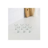 IKEA 6 Adet Mini Shot Bardağı Hacim 25 ml İkea 6'lı Set Likör Şat Bardağı Cam Bardak Yükseklik 7 cm