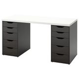 IKEA 79431997 Alex Beyaz Ofis Çalışma Masası