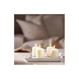 Ikea 8 Adet Blok Mum Yükseklik: 8 Cm İkea 8'Li Set Dekoratif Mum Salon Mumu Yanma Süresi: 15 Saat