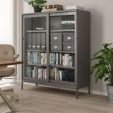 IKEA 90496384 Koyu Gri Ofis Dolabı
