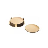 IKEA 98978574545 Glattıs Pirinç Rengi Bardak Altı
