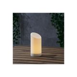 IKEA Adellövskog 16 cm İç Dış Mekan Otomatik Yanan Pilli LED Masa Gece Lambası, Beyaz