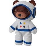 IKEA Aftonsparv 28 cm Çıkarılabilir Astronot Giysili Ayı Yumuşak Peluş Oyuncak 28 cm - Kahverengi