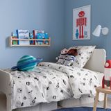 IKEA AFTONSPARV çocuk nevresim takımı siyah-beyaz - 10554028