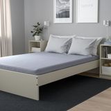 IKEA AGOTNES çift kişilik yatak açık mavi - 20480843