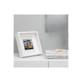 IKEA Ahşap Fotoğraf Çerçevesi 25x25 Cm Fotoğraflık Beyaz Ayaklı Çerçeve