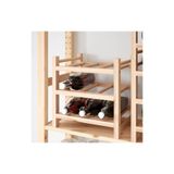 IKEA Ahşap Masif Şarap Standı & Şaraplık 33x30x34 cm