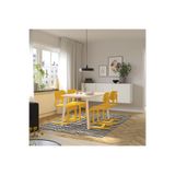 IKEA ahşap sandalye, sarı-huş