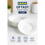 IKEA AKDENİZ 6 ADET ÇUKUR YEMEK TABAĞI