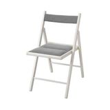 Ikea Akdeniz Frösvı Beyaz-Knisa Açık Gri Katlanır Sandalye