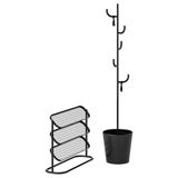 IKEA ALGANAS antre mobilya seti siyah - 79578121