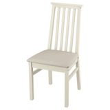 IKEA ALHULT döşemeli ahşap sandalye bej-Kabusa açık bej - 20581818