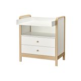 IKEA alt değiştirme masası, huş-beyaz