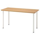IKEA Anfallare/Adils Bambu Beyaz 140x65 cm Çalışma Masası