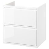 IKEA ANGSJÖN lavabo dolabı parlak cila beyaz - 30535086
