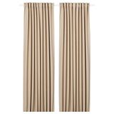IKEA ANNAKAJSA karartma perde/2 kanat bej - 30462792