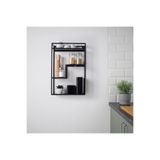 IKEA Antrasit Duvar Rafı, 40x60 cm, Salon-Mutfak Dekorasyon, Sergi-Obje-Kitap Rafı