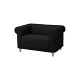 IKEA Antrasit Modern Kanepe, Tekli Koltuk, Döşemeli