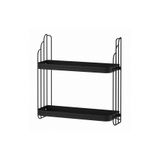 IKEA APOTEKARE duvar rafı , siyah, 50x52 cm