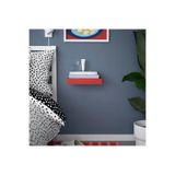 IKEA Ayaksız Duvar Rafı 30x26cm Kırmızı 1 Adet