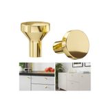 İkea Bagganas 21 Mm 2 Adet Gold Altın Pirinç Topuz Kulp Dolap Gardırop Çekmece Kapak Kulbu Kulpu