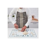 IKEA BAKTRADITION hamur açma matı beyaz-turkuaz