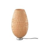 IKEA Bambu Natural Abajur 40 Cm Bambu Örgü Oval Abajur