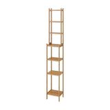 IKEA Bambu Ünitesi 33x163 cm Kare Model Doğal Banyo Düzenleyici Banyo Raf