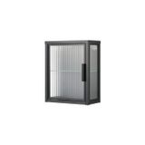 Ikea Banyo Duvar Dolabı , Antrasit-Sazlı Cam, 36X18X44 Cm