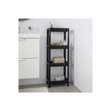 IKEA Banyo Rafı Genişlik: 23 cm Derinlik: 36 cm Yükseklik: 100 cm Polipropilen plastik Siyah