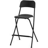 IKEA Bar Sandalyesi, Siyah Meridyen 63 Cm, Katlanabilir Bar Sandalye