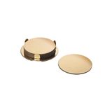 Ikea Bardak Altlığı Altın Rengi Paslanmaz Çelik 6 Adet ( 8.5 Cm )
