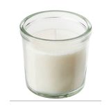 IKEA Bardakta Vanilya Kokulu Mum (Açık Bej) - 1 Adet