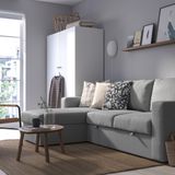 IKEA BARSLÖV bazalı yataklı köşe kanepe tibbleby bej-gri - 80541594