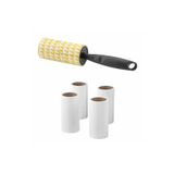 IKEA Bastis 1 Adet Kedi Köpek Tüy Toplayıcı Tüy Toplama Rulosu + 4 Adet Yedek Kartuş 1+4