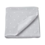 IKEA Bebek Battaniyesi Puantiyeli 70X90 cm Gri-Beyaz Bebe Battaniye - 70X90CM - Gri - Beyaz