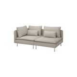 IKEA Bej 3'lü Kanepe, Açık Bej Renk, Ergonomik Tasarım