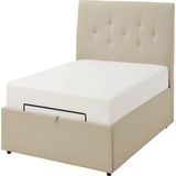 IKEA Bej Dayanıklı Çift Kişilik Karyola 140X200 cm - 140 x 200 cm