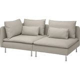 IKEA Bej Lüks Kanepe - 3'lü Kanepe