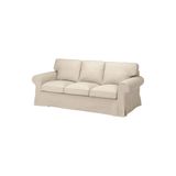IKEA Bej Modern 3'lü Kanepe, Açık Bej Rengi