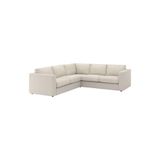 IKEA Bej Modern 4'lü Köşe Kanepe
