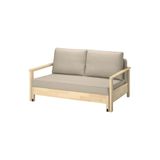 IKEA Bej Modern Kanepe, 2'li Yataklı, Çam Rengi