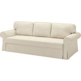 IKEA Bej Modern Kanepe - 3'lü Yataklı Kanepe