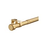 IKEA BEKRÄFTA perde çubuğu seti, pirinç rengi, 120-210 cm 28 mm