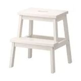 IKEA Bekvam Beyaz 43x50 cm Basamaklı Tabure