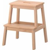IKEA Bekvam Kayın Basamaklı Tabure, Doğal Masif Ahşap Tasarım ve Kolay Taşıma Özelliği