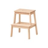 IKEA BEKVÄM basamaklı tabure , kayın, 43x50 cm